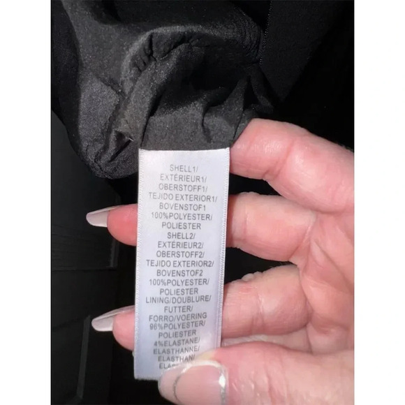 Authentic Aidan Mattox Fit and Flare Black Mesh-Panel Party Dress size 4 - Picture 12 of 17